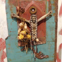 Detail of Mixed Media piece by Jorge Garza