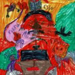 Super family versus alien by Aaron Hudson